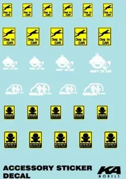 ACCESSORY STICKER DECAL Superprijs
