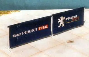 ADVERTISING BARRIER PEUGEOT BARRIERE PUB Direct Verzonden
