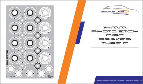 Flitsaanbieding 14MM BRAKE SETS TYPE C INCLUDING BRAKE CALIPERS