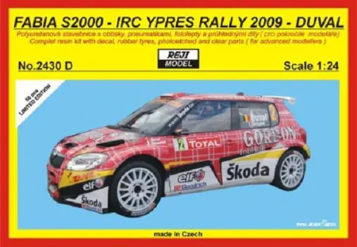 SKODA FABIA S2000 DUVAL YPRES 2009 Favoriet