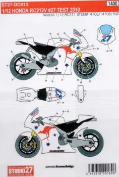 Direct Verzonden HONDA RC212V TEST