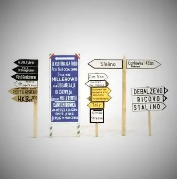 Speciale Aanbieding ITALIAN AND GERMAN ROADSIGNS RUSSIA