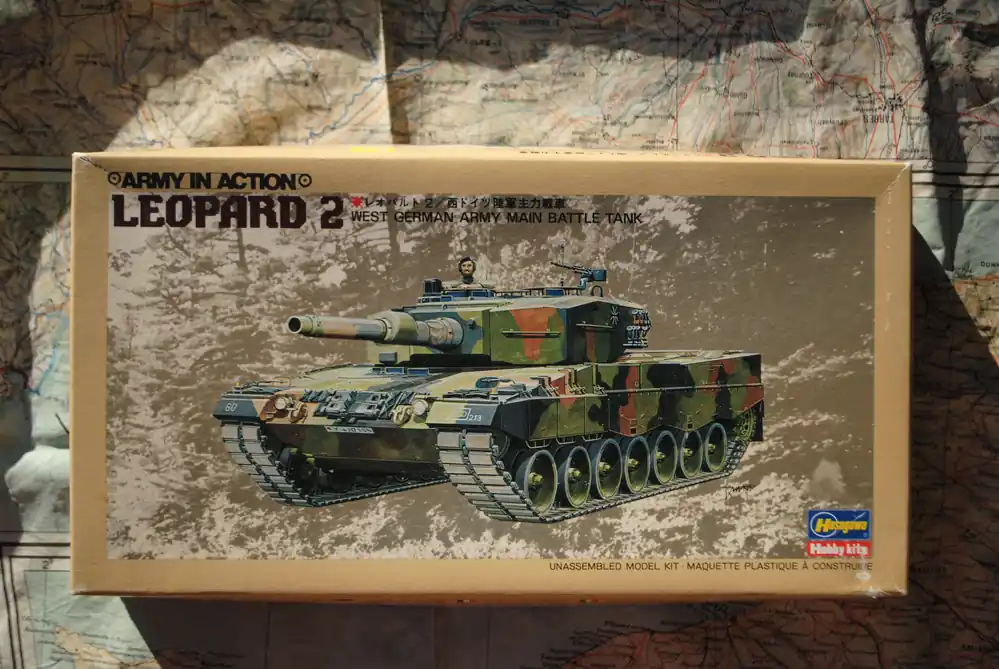 Bestel Nu Hasegawa MA-02 Leopard 2 German Army Battle Tank