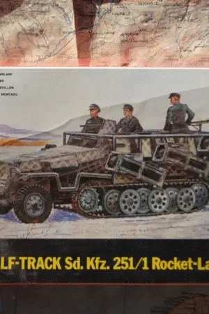 Lage Kosten ESCI 8022 German Half-Track Sd.Kfz. 251/1 Rocket-Launcher