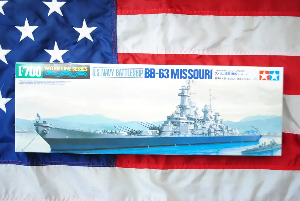 Tamiya 31613 U.S. Navy Battleship BB-63 Missouri Waterline Series Meest Verkocht