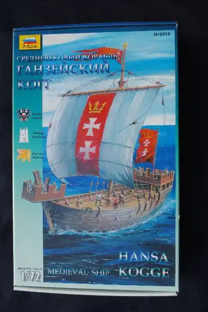 Zvezda 9018 Medieval Ship HANSA KOGGE Merkproduct