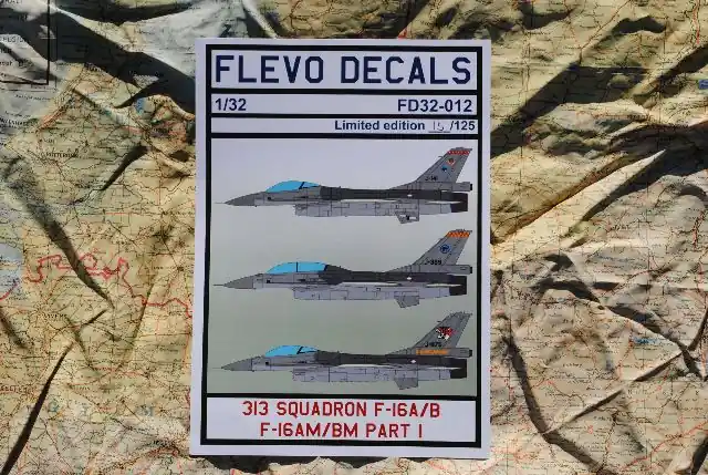 Bestseller FD32-012 313 Squadron F-16A/B F-16AM/BM "PART 1"