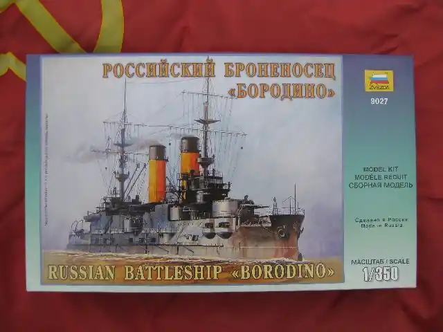 Zvezda 9027 BORODINO Battleship Hoge Kwaliteit