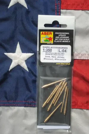 Koop Vandaag ABER L-04 USS Iowa / USS New Jersey / USS Missouri / USS Wisconsin 16 inch Gun Barrels Gun
