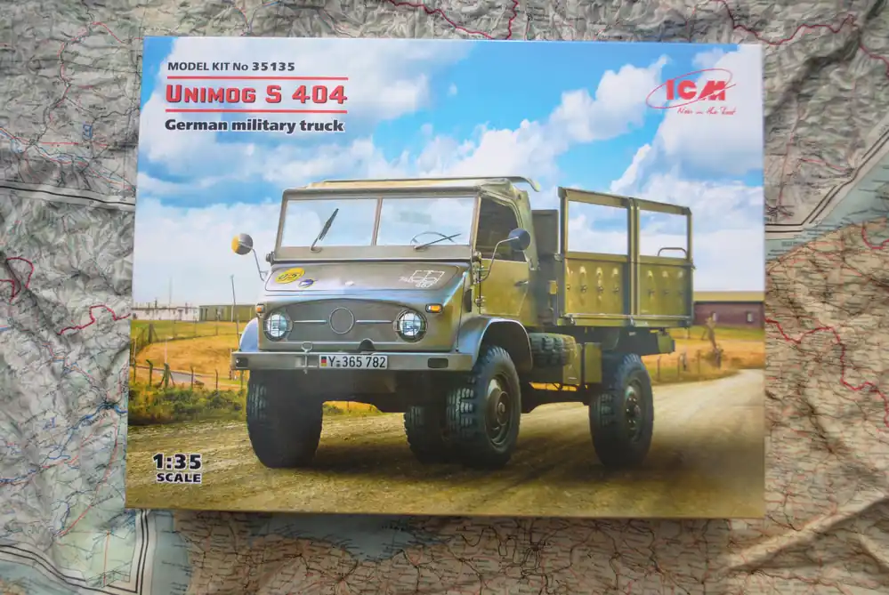 ICM 35135 Unimog S 404 German military truck Laatste Versie