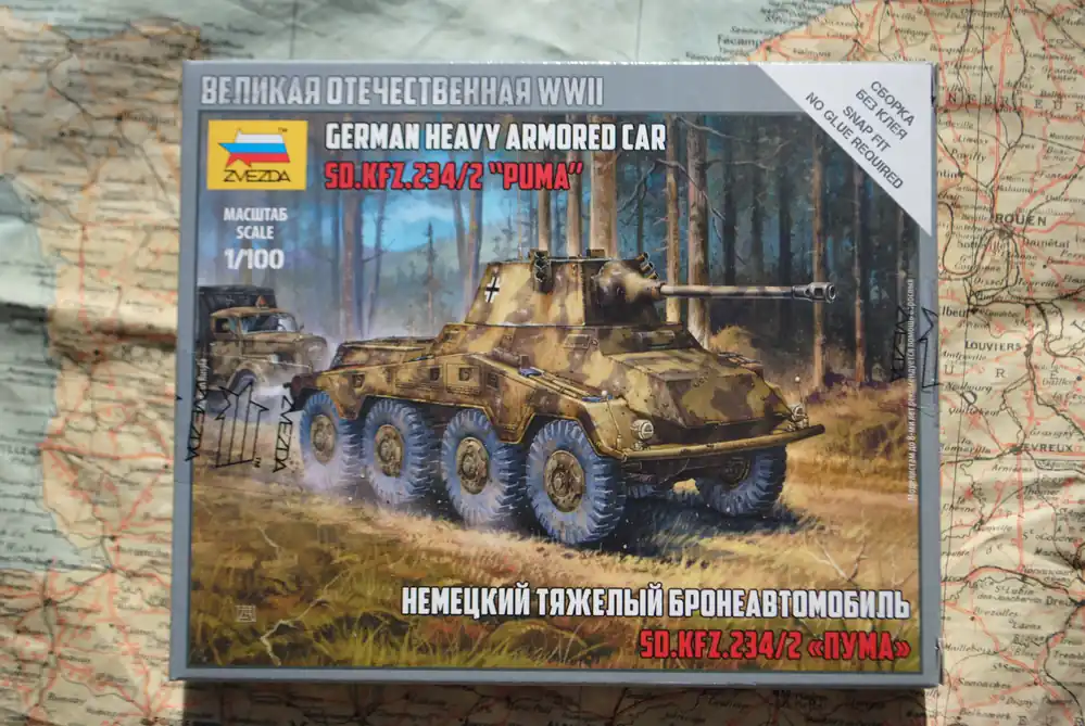 Zvezda 6285 Sd.Kfz.234/2 Puma Beperkte Voorraad