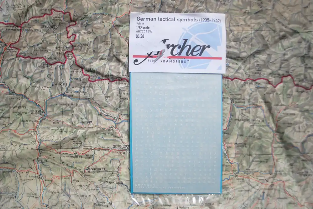 Dagaanbieding Archer Fine Transfers AR72045W German Tactical Symbols ‘1935-1942‘