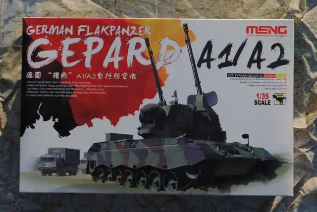Gratis Retour MENG TS-030 German Flakpanzer GEPARD A1/A2