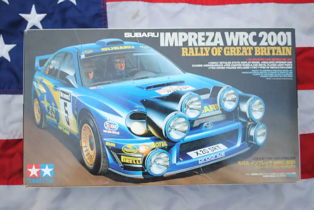 Tamiya 24250 2001 Rally Great Britain Subaru Impreza WRC 2001 Fabrieksprijs