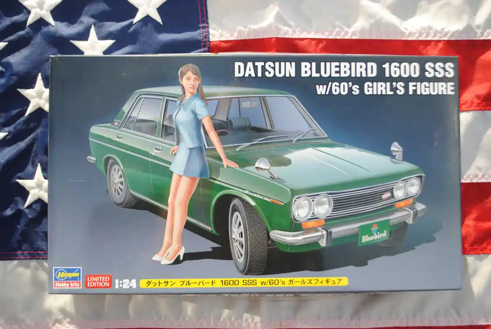 Alleen Vandaag Hasegawa SP477 / 52277 Datsun Bluebird 1600 SS with 60‘s Girl Figure