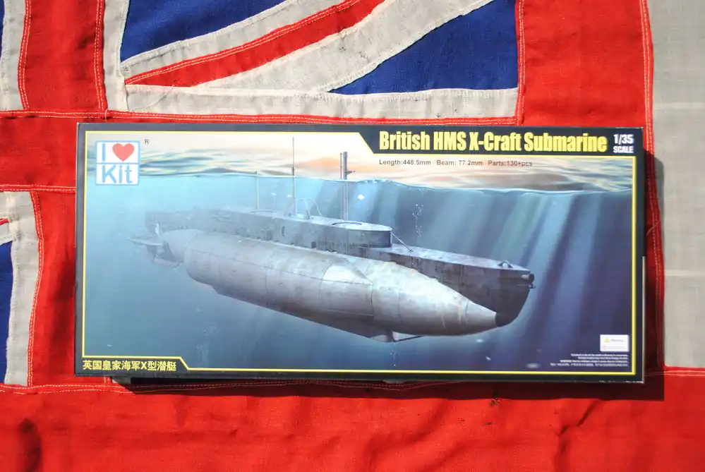 I LOVE KIT 63504 British HMS X-CRAFT Submarine Snelle Levering