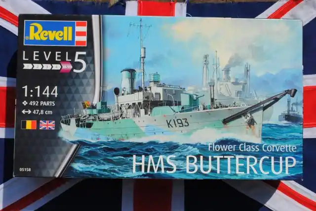 Veilige Betaling Revell 05158 HMS BUTTERCUP Flower Class Corvette