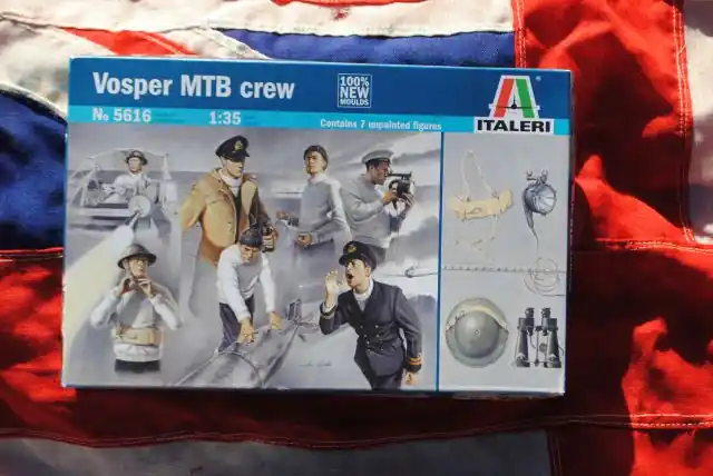 Weekendaanbieding Italeri 5616 VOSPER MTB Crew Royal Navy