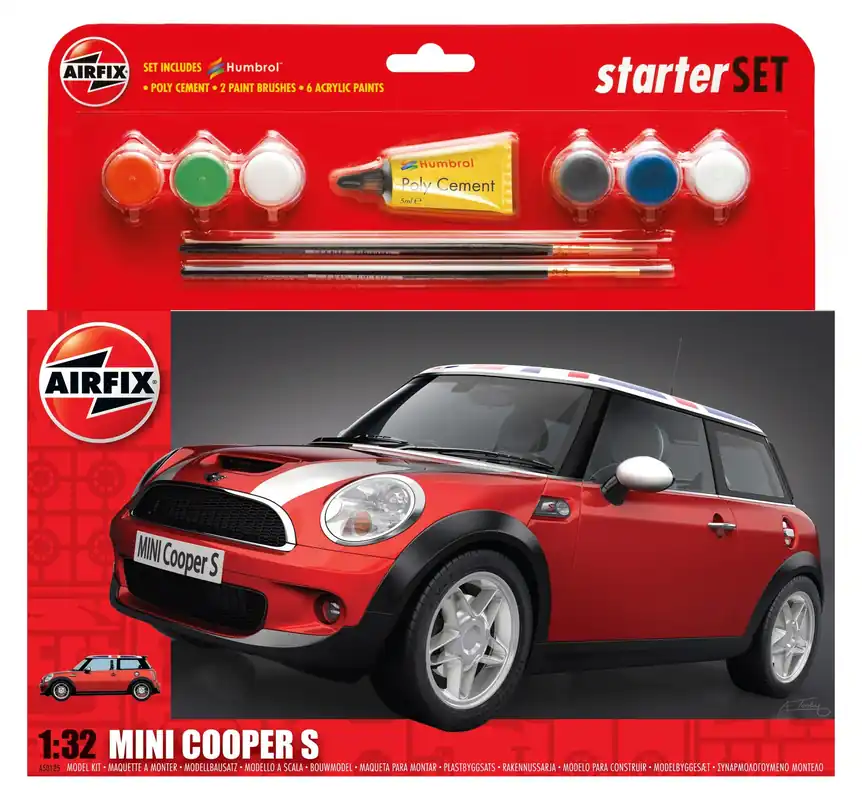 Gereduceerde Prijs Airfix A50125 MINI Cooper S Starter Set