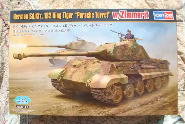 Aanbieding Hobby Boss 84530 German Sd.Kfz.182 King Tiger ‘Porsche Turret‘