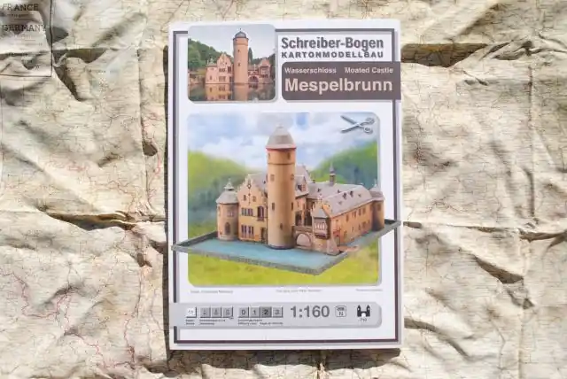 Superprijs Schreiber-Bogen kartonmodellbau 710 Wasserschloss Moated Castle Mespelbrunn