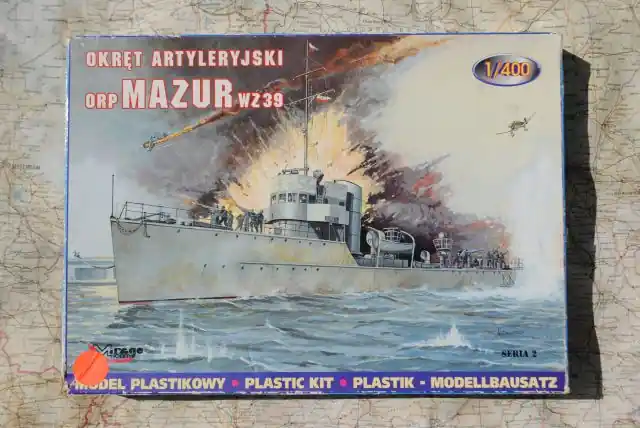 Mirage 40022 ORP MAZUR WZ39 Polish Torpedo Boat Op = Op