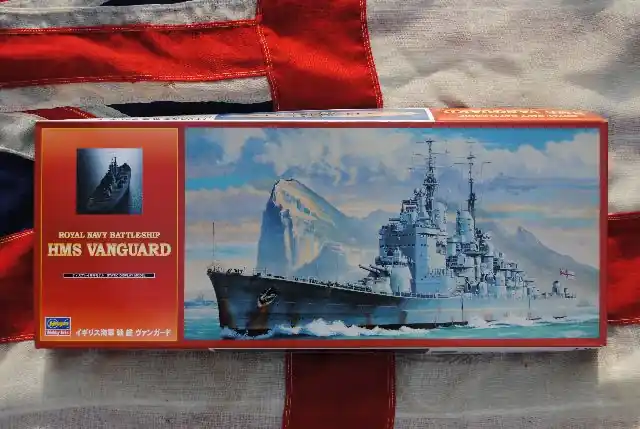 Direct Beschikbaar Hasegawa 40115 HMS VANGUARD ROYAL NAVY BATTLESHIP