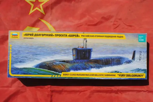 Zvezda 9061 Borey-Class Russian Nuclear Ballistic Submarine "YURY DOLGORUKIY" Gratis Retour