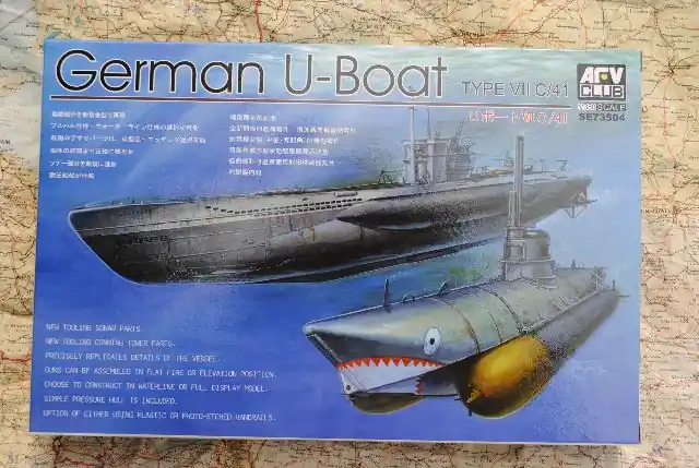AFV Club SE73504 German U-Boat TYPE VII C/41 "Biber" Lage Prijs