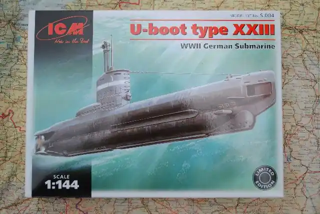 Aanbieding ICM S.004 German U-Boot Type XXIII