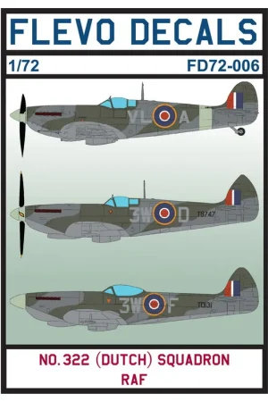FD72-006 NO322 (Dutch)SQ RAF Bestseller