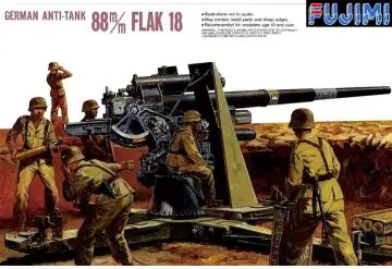 FUJ76042 German 88mm Gun Flak 18 Lage Kosten