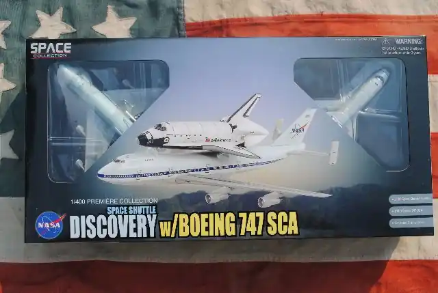 Dagaanbieding DRW.56184 Space Shuttle DISCOVERY with BOEING 747 SCA
