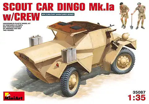 Rechtstreeks Van De Fabrikant MA35087 SCOUT CAR DINGO Mk.1a w/CREW