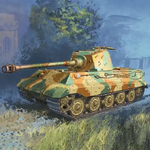 Academy 13423 - German King Tiger - Henschel Turret -13423 Weekendaanbieding