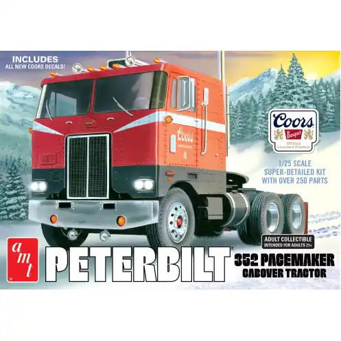 Tijdelijk Beschikbaar AMT 1375 - PETERBILT 352 PACEMAKER COE COORS BEER -1375