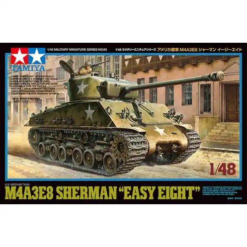 Koop Online Tamiya 32595 - US Medium Tank M4A3E8 Sherman - "Easy Eight" -32595