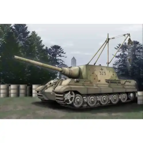 Veilige Betaling Dragon 7345 - Jagdtiger Henschel Production w/2 Metric Ton Lifting Crane -7345