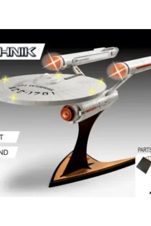 Snelle Levering Revell 00454 - USS Enterprise NCC-1701 & Lichtset & Geluid-00454