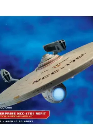 Veilige Betaling MPC / Polar Lights 1080 - Star Trek U.S.S. Enterprise NCC-1701 Refit -1080