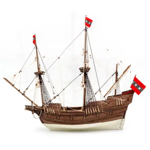 Kolderstok Willem Barentsz - Willem Barentsz AD1596 eikenhouten uitvoering Koopje