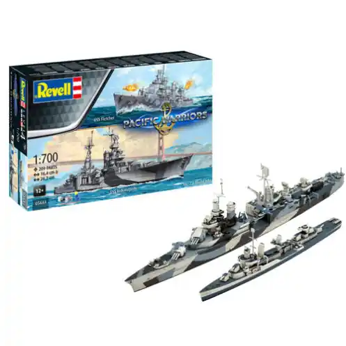 Flitsaanbieding Revell Revell 05644 - Pacific Warriors - USS Fletcher & USS Indianapolis -05644