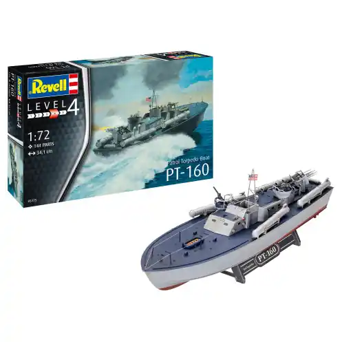 Revell 65175 - Model Set Patrol Torpedo Boat PT-160 & Lijm & Verf & Penseeltje -05175 Finale Uitverkoop