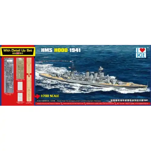 I Love Kit Merit 65703 - HMS Hood 1941-65703 Gratis Retour