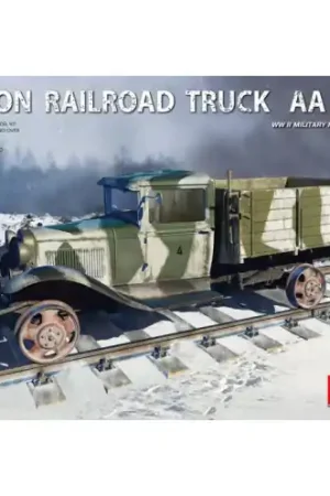 Miniart 35265 - 1,5 TON RAILROAD TRUCK AA TYPE -35265 Betrouwbaar