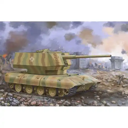 Nieuw Trumpeter 09585 - E-100 Flakpanzer w/12.8cm Flak 40 -09585