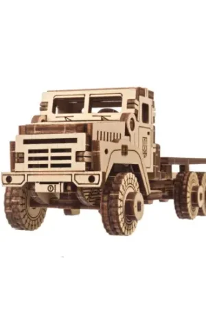 Fabrieksprijs Ugears & Wood Trick & Robotime 70199 - The military truck -70199