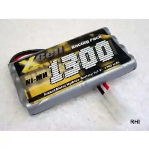 Xcell 930808 - Racingpack Nimh 1300mAh 9-6V Tamiya Stekker Direct Verzonden