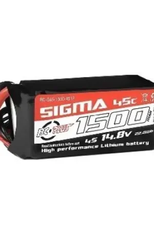 RC Plus Lipo Accu‘s RC-G45-1500-4s1p - Sigma Lipo accu 14,8 Volt 1500 Mah XT60 -RC-G45-1500-4s1p Koopje
