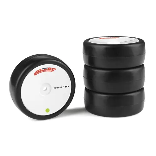 Team Corally C-14751-40 - Attack RXA40 1/10 Touring Car Tires - 40 shore - Asphalt - 4 pieces -14751-40 Laatste Kans